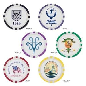 Catalog 5-7 Day Production - Clay Poker Chip, Never Lose Your Ball Spotter Again