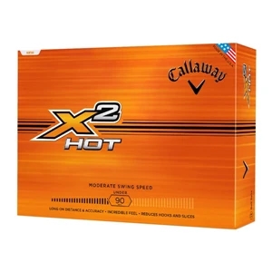 Callaway (r) X 2 Hot - Catalog 8-12 Day Production - Golf Ball With Optimized Aerodynamics