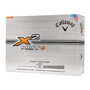 Callaway (r) X 2 Hot Plus - Catalog 8-12 Day Production - Golf Ball With Optimized Aerodynamics