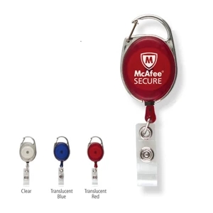Catalog 5-7 Day Production - Ultimate Retractable Badge Holder With Carabiner