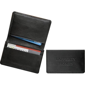 Andrew Philips (r) Deluxe - Genuine Leather - Business Card Case, 4.125"w X 2.75"h X .5"d