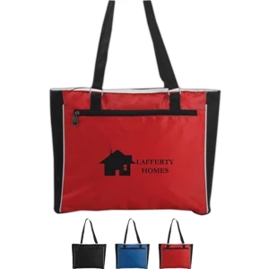 Symphony - Vivid Expressions (tm) - Tote Bag With Zippered Closure And Metal Hardware