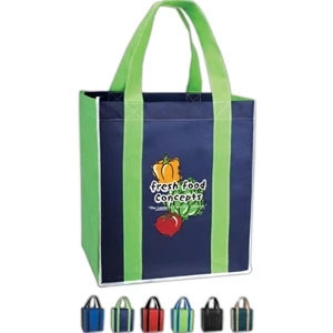 Mucho Grande - Vivid Expressions (tm) - Non Woven Polypropylene Tote Bag With Accents