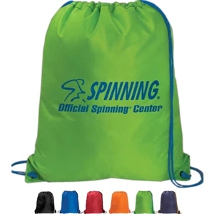 Vivid Expressions (tm) - 210 Denier Polyester Sport Pack With Contrast Color Cords And Stitching