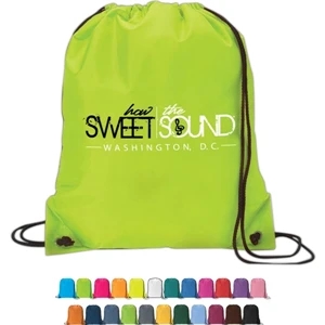 Vivid Expressions (tm) - Drawstring Sport Pack Bag With Reinforced Corner