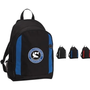 Spotlight - Silkscreen - Backpack With Organizing Panel And Earbud Port