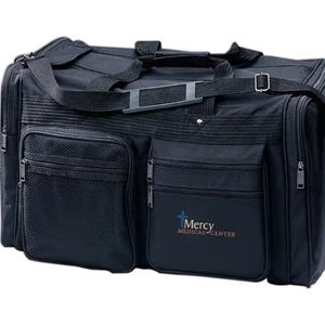 Travel - Durable 600 Denier Polyester Travel Bag With Large Double Zipper Top Opening