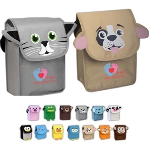Paws N Claws - Lunch Bag; 210d Polyester With Mylar (r) Lining; Insulated; 7" W X 9" H X 4" D