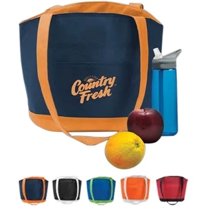 Poly Pro - Polypropylene Lunch Cooler With Front Pocket, Handles And Velcro (r) Closure