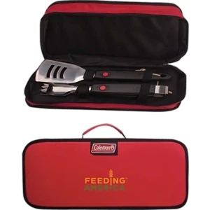 Coleman (r) The Outdoor Company (tm) - Stainless Steel Grill Tools With Plastic Handles