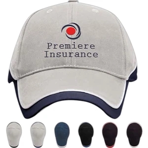 Slope - Image Lock - Structured Cap With Brushed Cotton Twill And Fabric Strap Closure