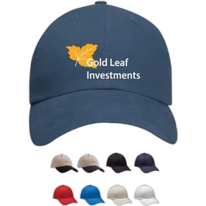 All-around - Image Lock - Unstructured Brushed Cotton Twill Cap With 3" Crown