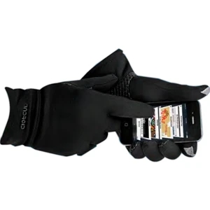 Isotoner (r) Smartouch (r) - Gloves With Silicone Grip On Palm And Fingers