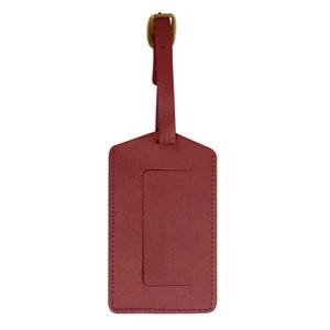 Andrew Philips (r) - Genuine Leather - Luggage Id Tag, 4.5"w X 2.625"h X .125"d