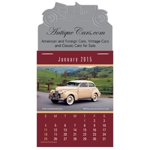 Press-n-stick (tm) Cruisin' Cars - Twelve Month Calendar Pad With A Variety Of Classic And Muscle Cars