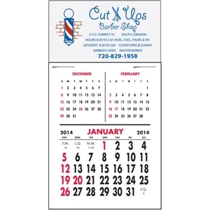 Magna Stick (tm) - Magnetic Calendar With A 3 Month Vertical Format Calendar Pad