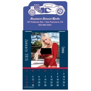 Magna Stick (tm) - Magnetic Calendar With Provocative Girls Calendar Pad