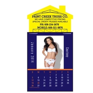 Magna Stick (tm) - Magnetic Calendar With Provocative Girls Calendar Pad
