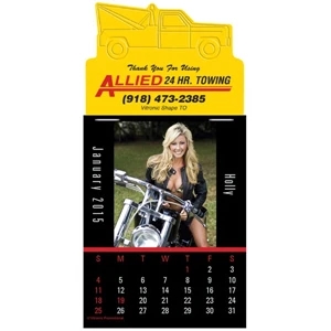 Magna Stick (tm) - Magnetic Calendar With A Biker Babe Provocative Calendar Pad