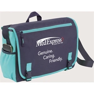 Punch - Compu-messenger Bag With That Holds Up To A 15" Computer Plus Ipad/tablet