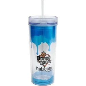 16oz Double Wall Bpa-free Acrylic Tumbler With Full Color Vibraprint Insert