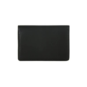 Fully Gusseted Genuine Leather Business Card Case, Holds Up To 50 Business Cards