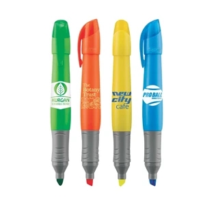 Bic (r) Brite Liner (r) Grip X L - Highlighter With Chisel Tip For Broad Highlighting And Fine Underlining