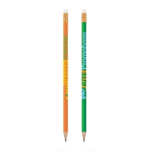 Bic (r) - Wood Barrel Pencil With #2 Graphite Lead, Gold Ferrule And White Eraser