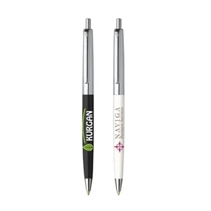 Bic (r) Citation (r) - Slim, Retractable Ballpoint Pen With Polished Nickel Plated Trim. Refillable