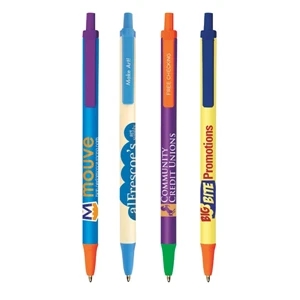 Bic (r) Clic Stic (r) Colormax (tm) - Retractable Ballpoint Pen With Break-resistant Pocket Clip