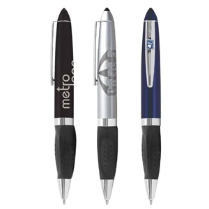 Bic (r) Grip3 (tm) - Twist Style Ballpoint Pen With A Three Sided Rubber Grip
