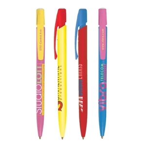 Bic (r) Media Clic (tm) - Ballpoint Pen With Retracting Mechanism And Slim Profile Design
