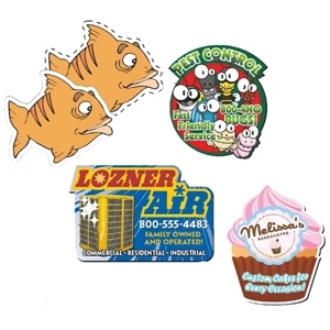 Magnet - 12.01-14 Square Inches - 20 Mil Custom Shape Magnet Made Of A Minimum Of 12% Recycled Material