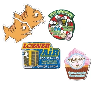 Magnet - 6.01-8 Square Inches - 30 Mil Custom Shape Magnet Made Of A Minimum Of 12% Recycled Material