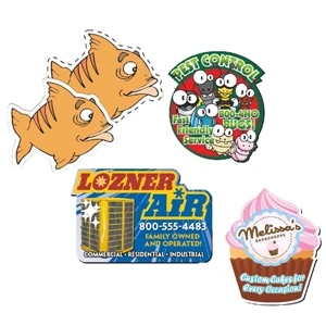 Magnet - 8.01-10 Square Inches - 30 Mil Custom Shape Magnet Made Of A Minimum Of 12% Recycled Material