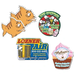Magnet - 12.01-14 Square Inches - 30 Mil Custom Shape Magnet Made Of A Minimum Of 12% Recycled Material