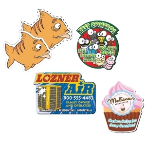 Magnet - 16.01-18 Square Inches - 30 Mil Custom Shape Magnet Made Of A Minimum Of 12% Recycled Material