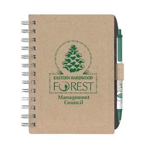Bic (r) Ecolutions (r) - Chipboard Cover Notebook Made With Recycled Fiber. Notebook Is 5"w X 7"h