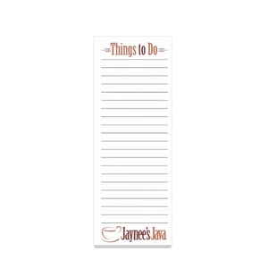50 Sheets - Adhesive Notepad, 3" X 8". The Perfect Pad For Lists And Notes