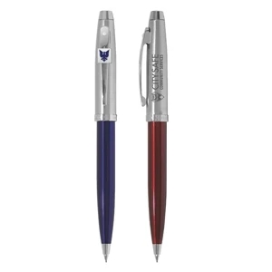 Sheaffer (r) 100 - Mechanical Pencil With Chrome Cap And Satin Chrome Trim. Loaded With .7mm Lead