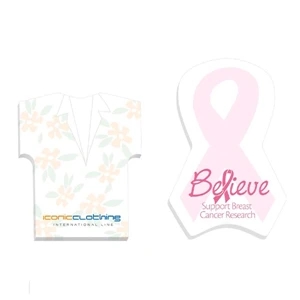 25 Sheet Adhesive Notepad - Eco Friendly Adhesive Die Cut Notepad, 4" X 6". Always In Stock