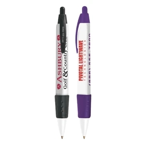 Bic (r) Tri-stic (r) Wide Body (r) Grip - Ballpoint Pen With Three-sided Barrel And Rubber Grip