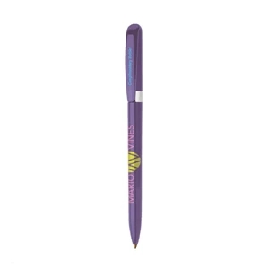 Bic (r) Pivo (r) - Twist Action Ballpoint Pen With Chrome Plated Ring And Sleek, Slim Profile