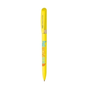 Bic (r) Pivo (r) - Twist Action Ballpoint Pen With Gold Plated Ring And Pocket Clip