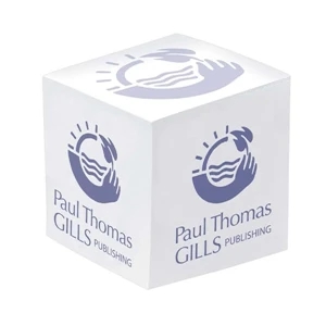 3" X 3" X 3" - Non-adhesive Notepad Cube. 1-color Imprint At A Budget Price