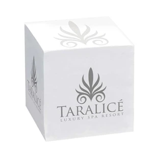 3 1/2" X 3 1/2" X 3 1/2" - Non-adhesive Notepad Cube. 1-color Imprint At A Budget Price
