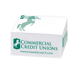 4" X 4" X 2" - Non-adhesive Notepad Cube. 1-color Imprint At A Budget Price