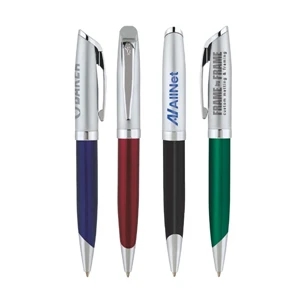 Bic (r) Tri-tone Twist - Twist Action Retractable Ballpoint Pen With New Sleek Cap And Clip Design