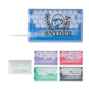 Credit Card Mint/toothpick Combo; Meets Fda Requirements; 3 1/4" W X 2" H