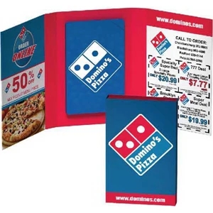 Single Booklet - 5.5" W X 3.875" H - Fully Customized Booklet With Credit Card Mints